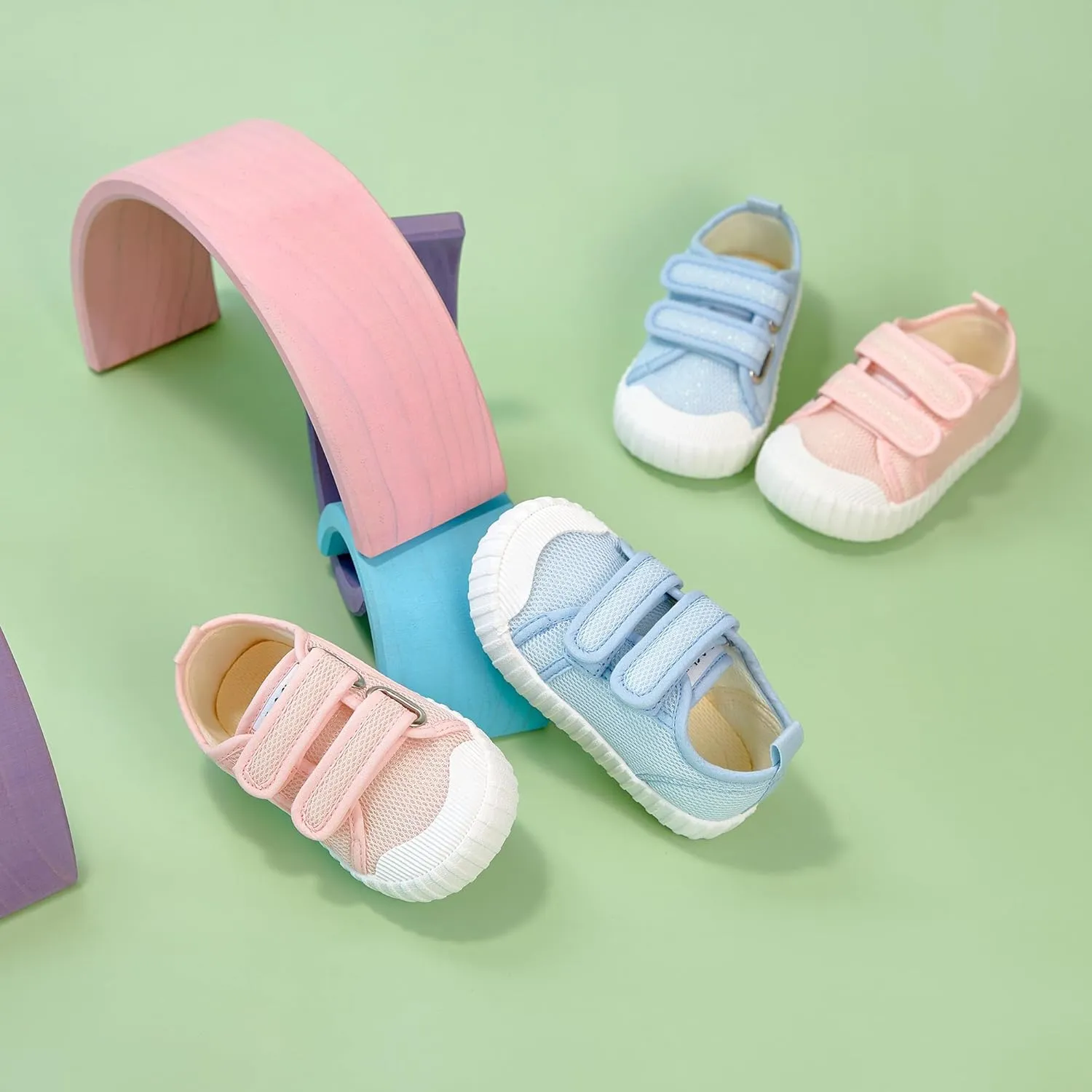 Felix & Flora Toddler/Little Kid Girls Running Shoes Sports Sneakers Princess Casual Glitter Shoes.