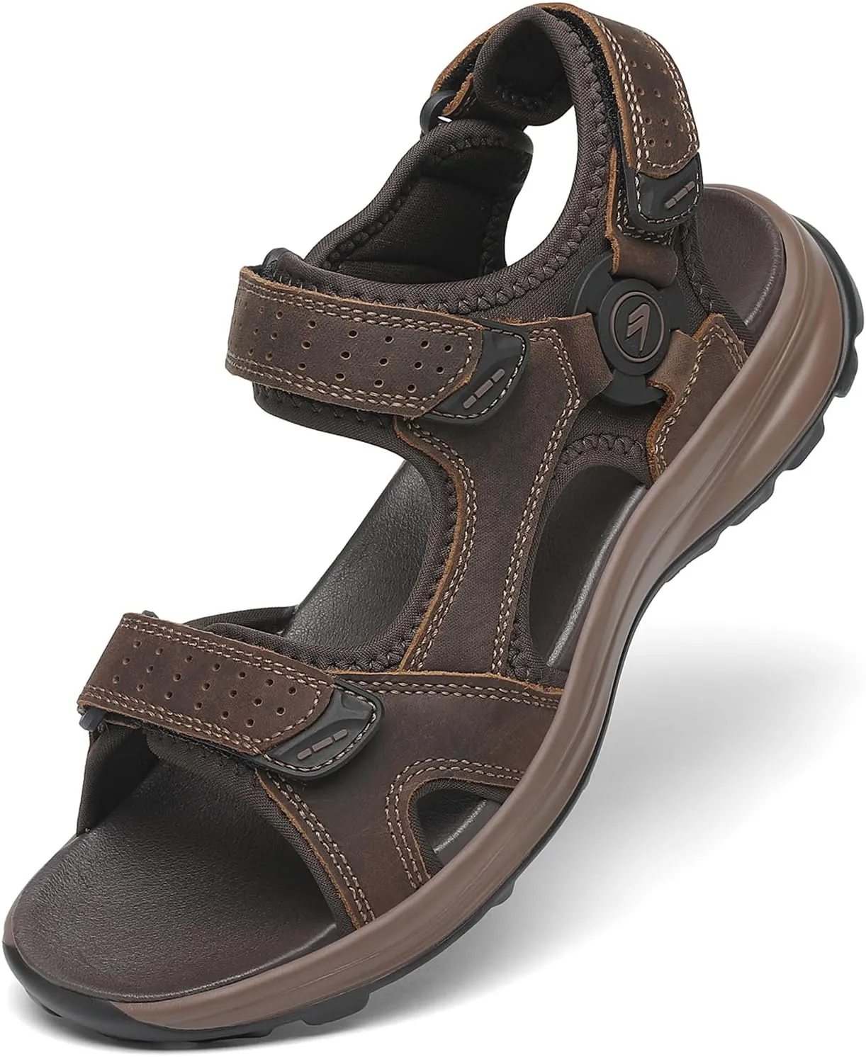 FLARUT Men's Sport Sandals Outdoor Hiking Sandal Open Toe Walking Sandals for Summer Beach Water Shoes