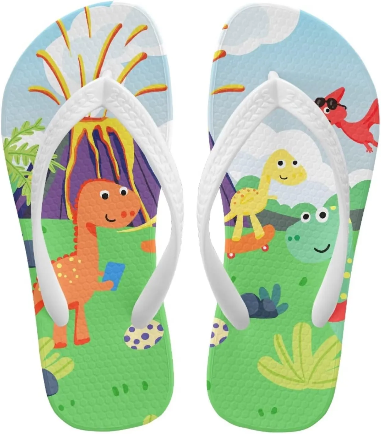 Flip Flops for Kids Boys Summer Sandals Girls Slippers with Non Slip Sole Indoor Outdoor Summer Beach Shoes