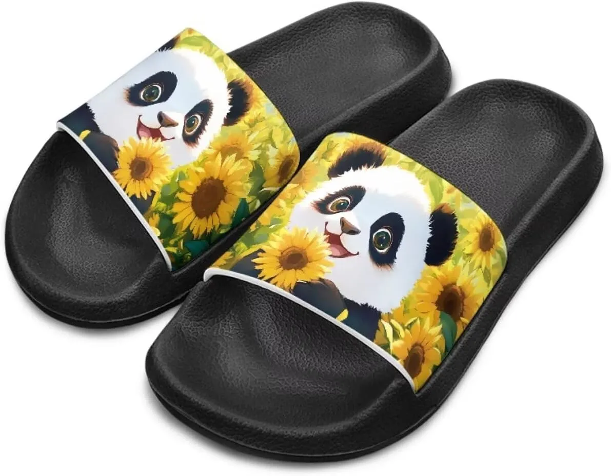 Forchrinse Kids Slippers for Grils Summer Slip on Beach Pool Sandals Kids House Shower Shoes with Arch Support