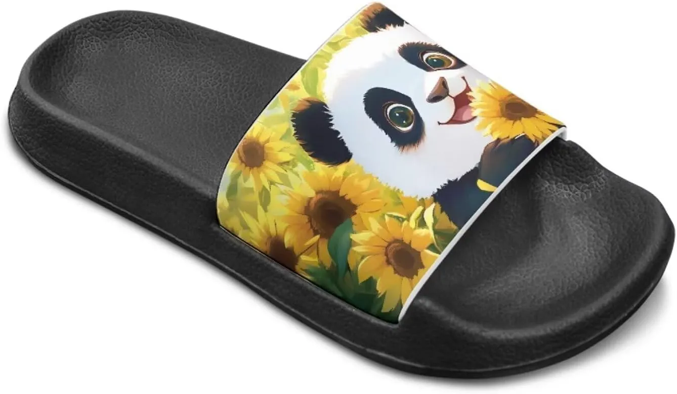Forchrinse Kids Slippers for Grils Summer Slip on Beach Pool Sandals Kids House Shower Shoes with Arch Support