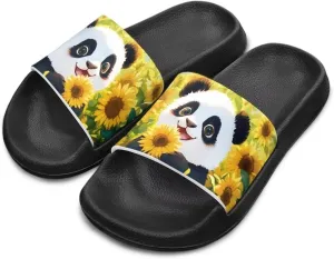 Forchrinse Kids Slippers for Grils Summer Slip on Beach Pool Sandals Kids House Shower Shoes with Arch Support