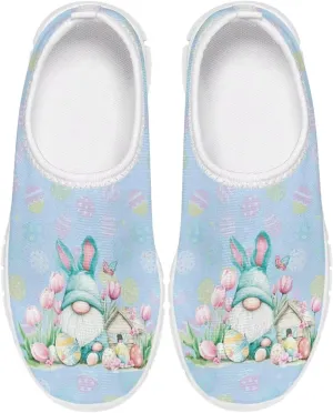 Girls Eater Bunny Shoes Cute Kids Running Shoes Trendy Slip On Sneakers