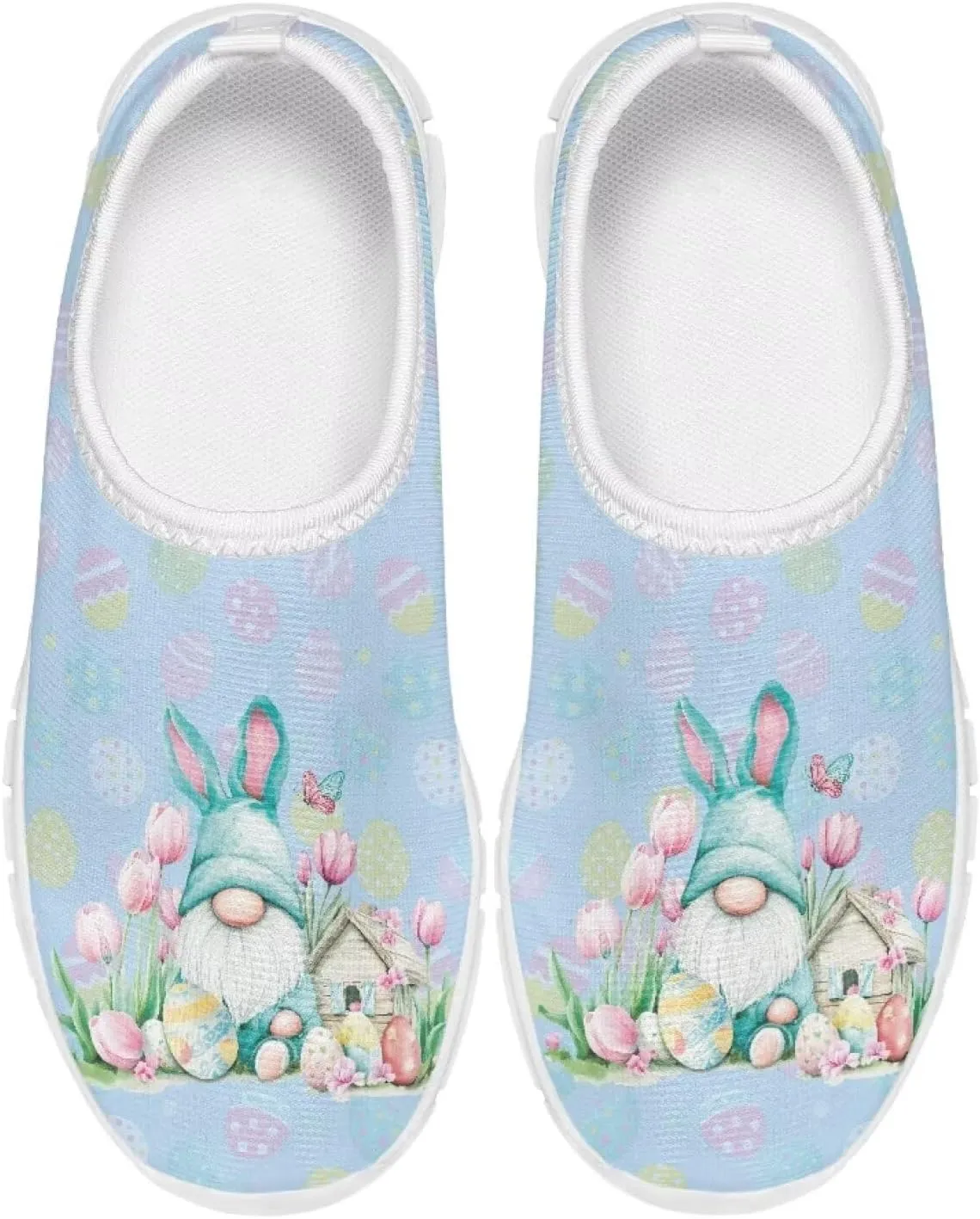 Girls Eater Bunny Shoes Cute Kids Running Shoes Trendy Slip On Sneakers
