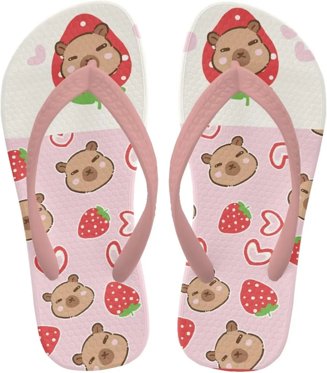 Girls Flip Flops Kids Sandals Summer Beach Flip Flops Indoor Outdoor Slippers Comfort Travel Shower Shoes