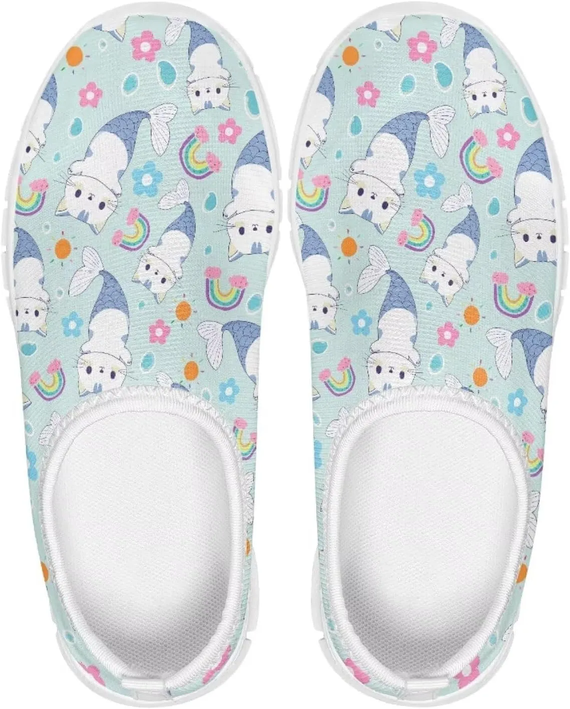 Girls Slip On Sneakers Cute Little Kids Tennis Shoes School Running Shoes