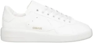 Golden Goose Men's Fashion Distressed Sneakers -Pure Star Bio Based Upper Leather Trendy Shoes White