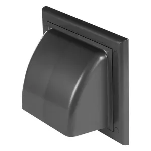 Grey Ventilation Grate Covering Return Flap Outer Cover
