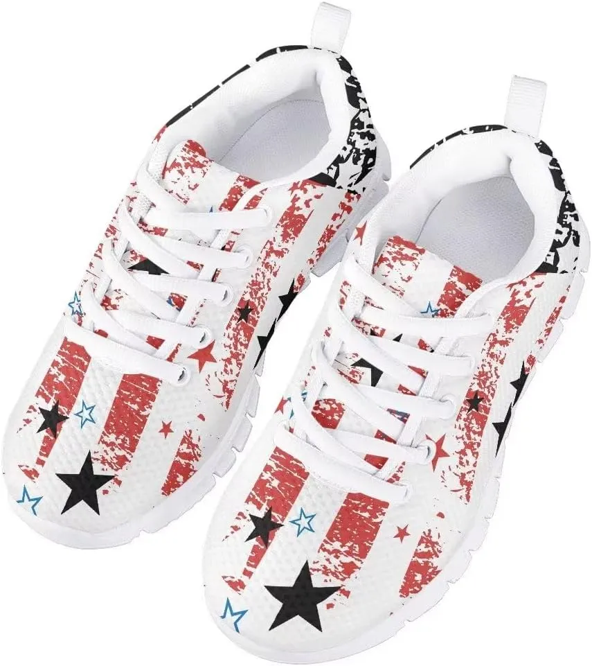 Hawapod Lace Up Sneakers for Girls Casual Fashion Cute Flat Girls' Running Shoes