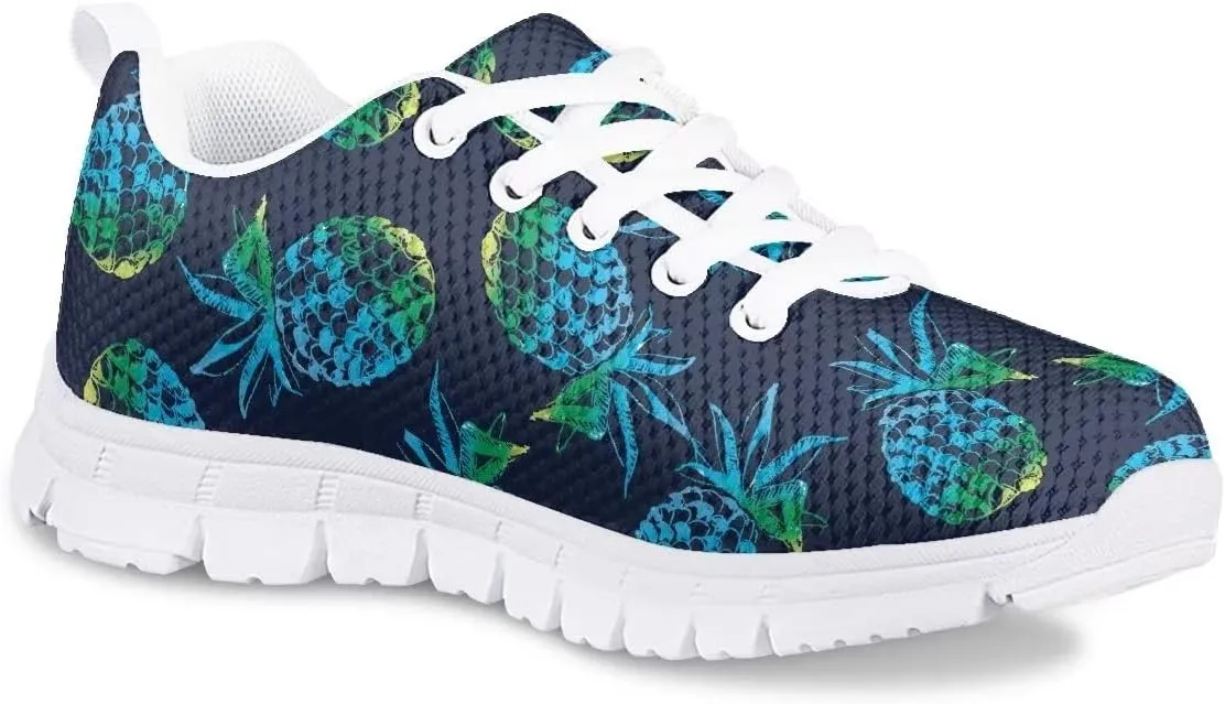 Hawapod Lace Up Sneakers for Girls Casual Fashion Cute Flat Girls' Running Shoes