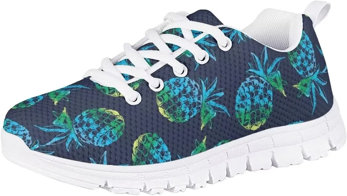 Hawapod Lace Up Sneakers for Girls Casual Fashion Cute Flat Girls' Running Shoes