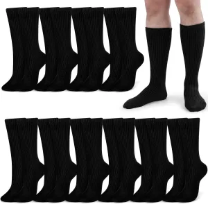 Hercicy 10 Pairs Us Army Military Boot Socks for Men Cotton Military Crew Army Socks for Trekking Hiking Outdoor Activities