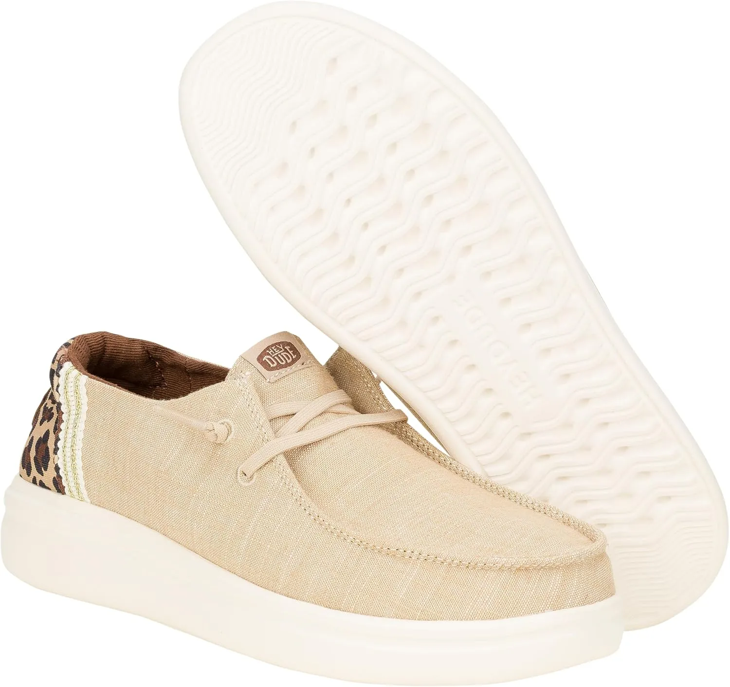 HEYDUDE Wendy Rise Animal, Women’s Shoes, Women’s Slip-on Loafers, Comfortable & Light-Weight