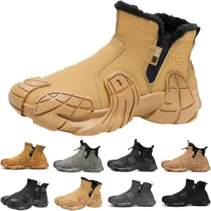 High Top Mens Hiking Shoes Casual Shoes Sneakers Sneakers Non-Slip Outdoor Soles Hiking Shoes Snow Boots