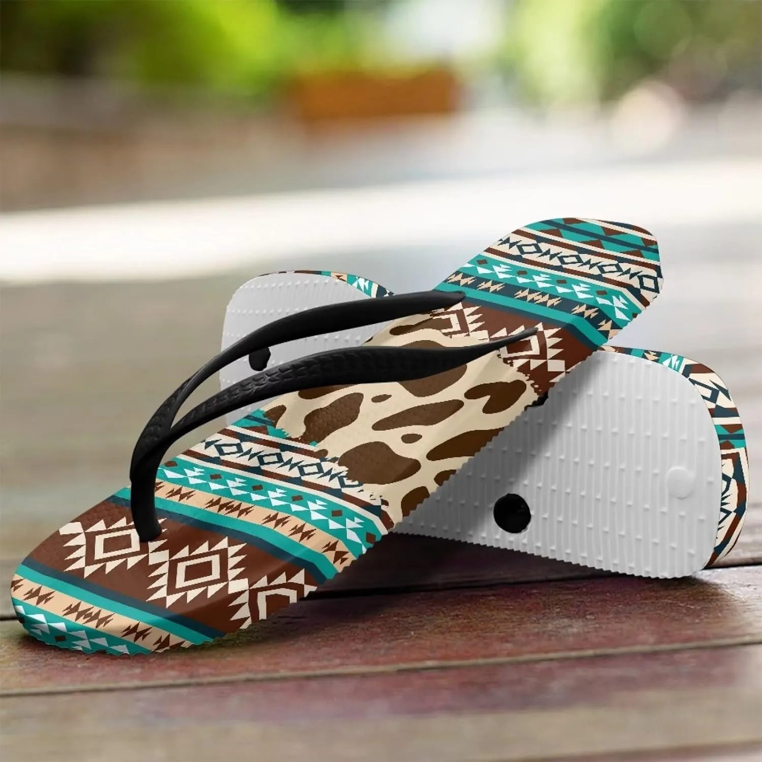 Howilath Gothic Skull Print Women Flip Flops Pool Beach Thong Sandals Soft Bathroom Shower Shoes with Arch Support