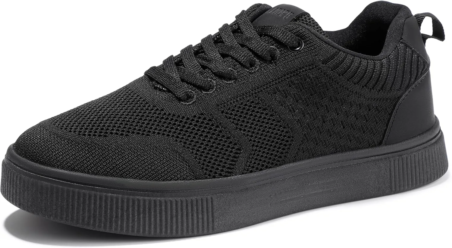 IDIFU Women's Fashion Sneakers Knit Lace Up Mesh Sneakers Ladies Casual Comfortable Dressy Trendy Tennis Shoes Spring Business Walking Work Office Travel Low Top Slide Slip On Flat Sneakers Shoes