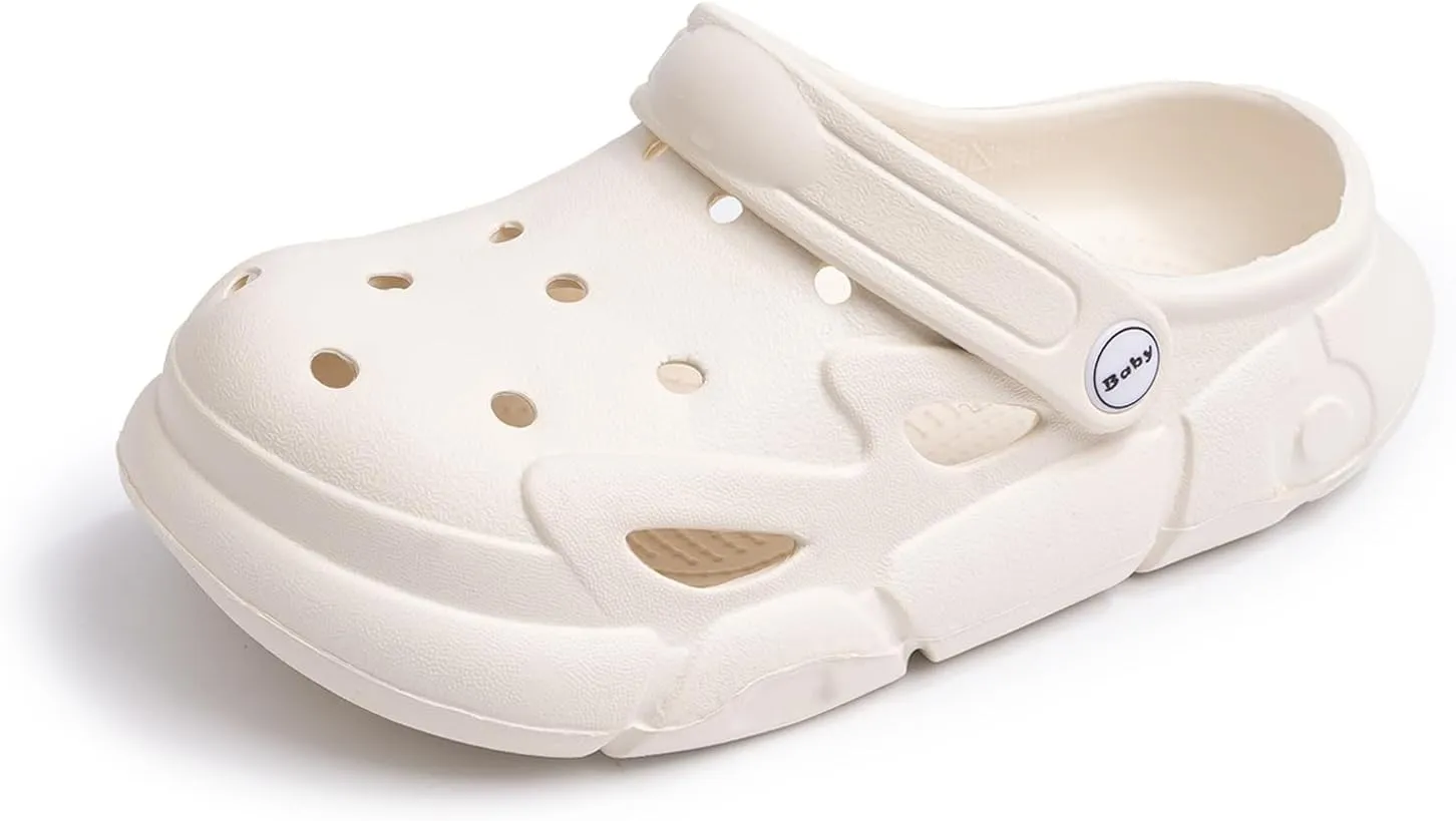 ISINSER Boys Girls Clogs Shoes Toddler Garden Glogs Sandles Cute Summer Water Shoes Slip On Clogs Indoor Outdoor Children Beach Pool Shoes