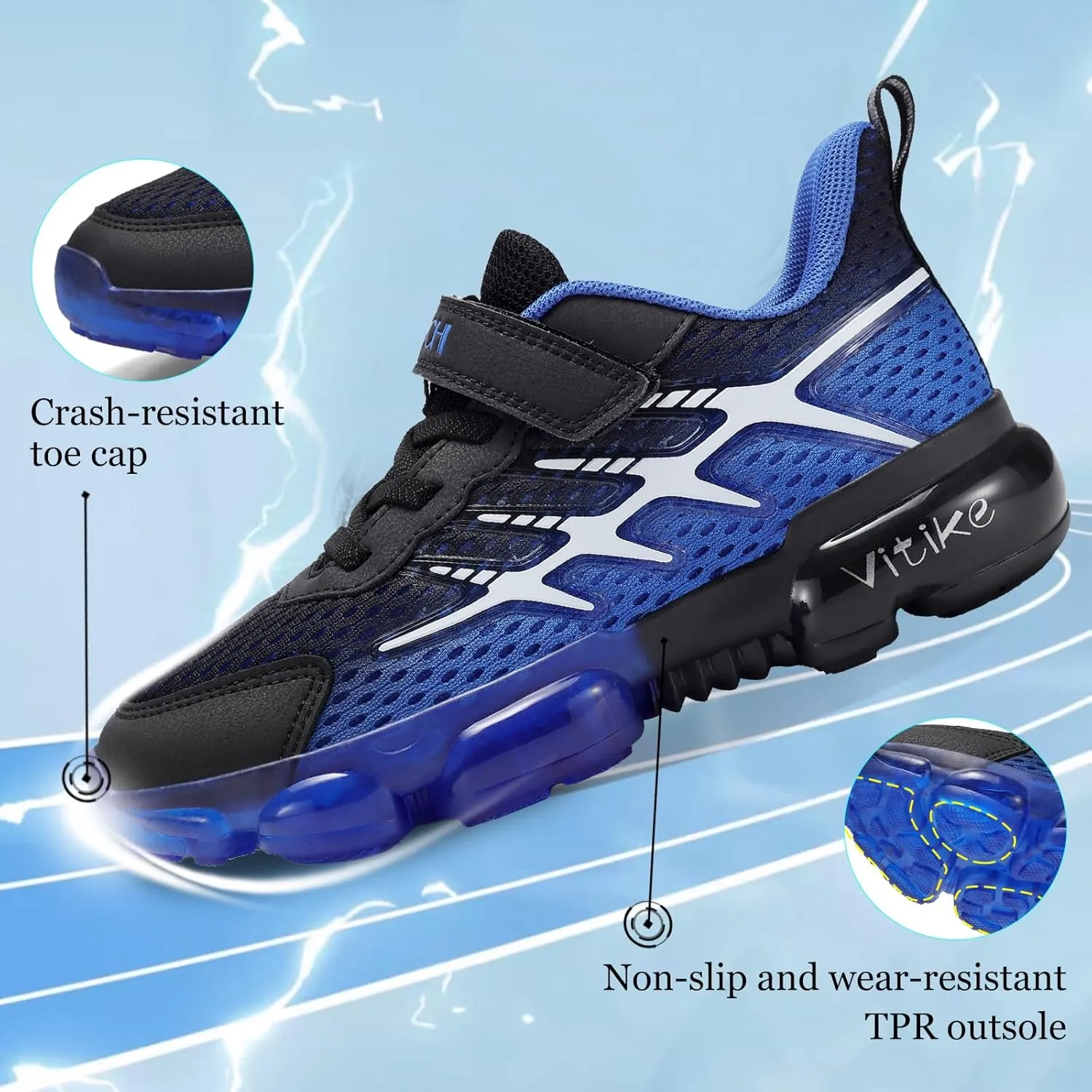 JMFCHI Boys Girls Kids' Sneakers Knitted Mesh Sports Shoes Breathable Lightweight Running Shoes for Kids Fashion Athletic Casual Shoes