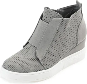 Journee Collection Womens Clara Platform Casual and Fashion Sneakers