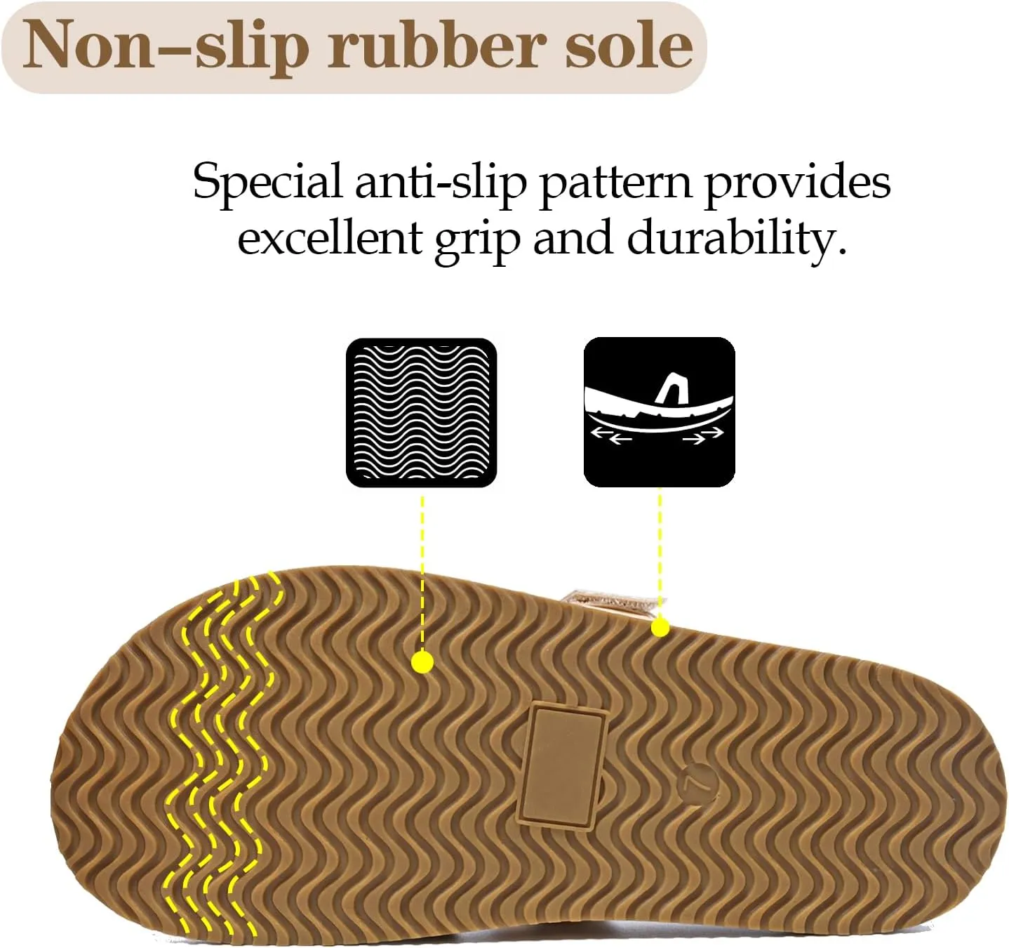 JSWEI Sandals Slides for Women,Women's Slippers Shoes Non-Slip Comfortable and Adjustable Velcro Summer Arch Support Woman Slides Sandals Outdoor Flat Slippers Beach Sandalias Para Mujer