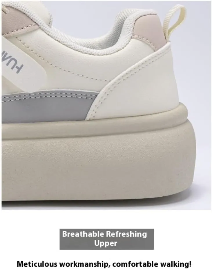 Kawaii Korean Chunky Sneakers, Cute Cloud Sole Shoes with Hidden Heel Lift for Girls/Women's Travel Outfit, Gift for Daughter