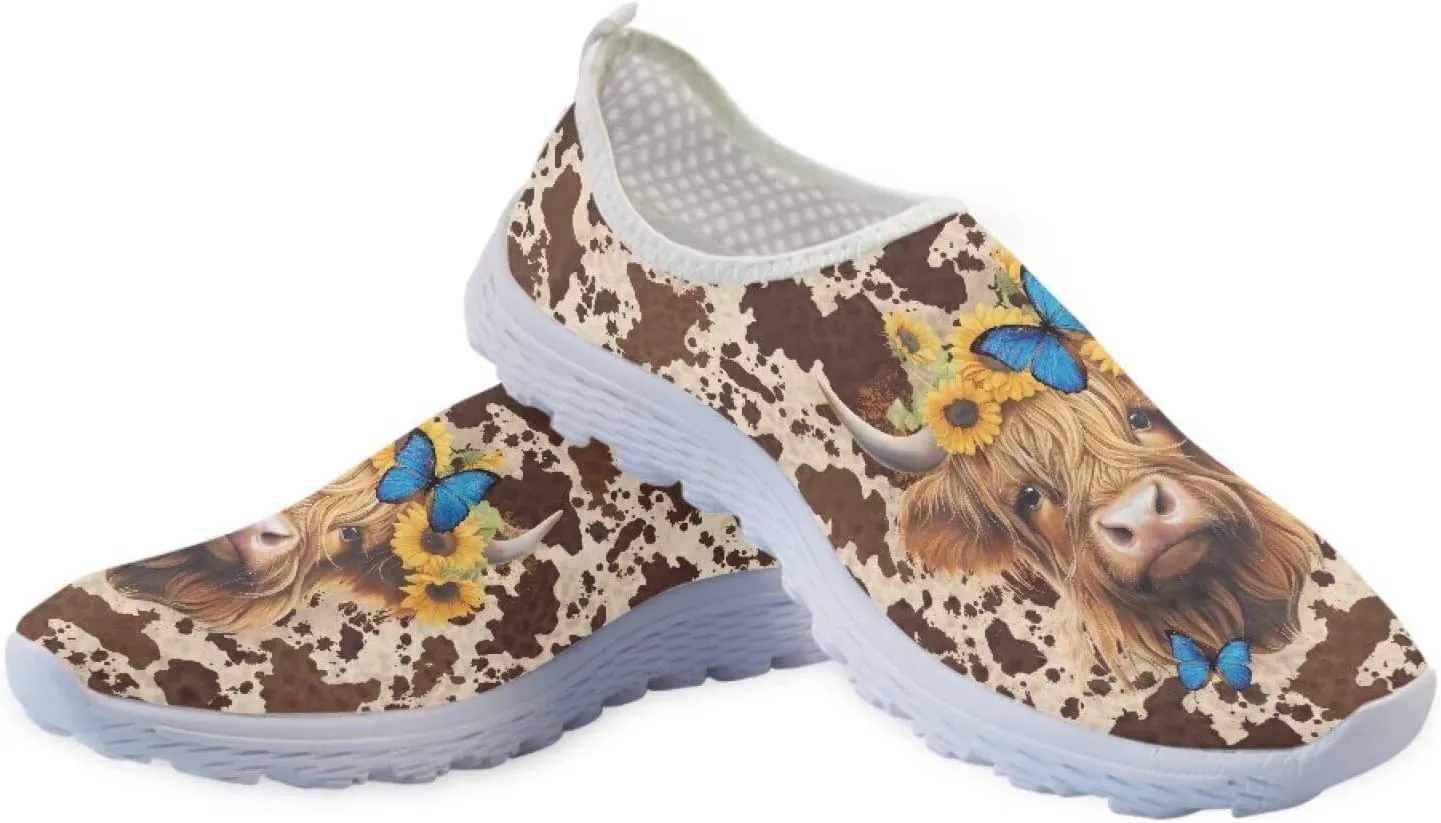 KEIAHUAN Trendy Women Road Running Shoes Non-Slip Tennis Training Shoes Casual Lightweight Sneakers