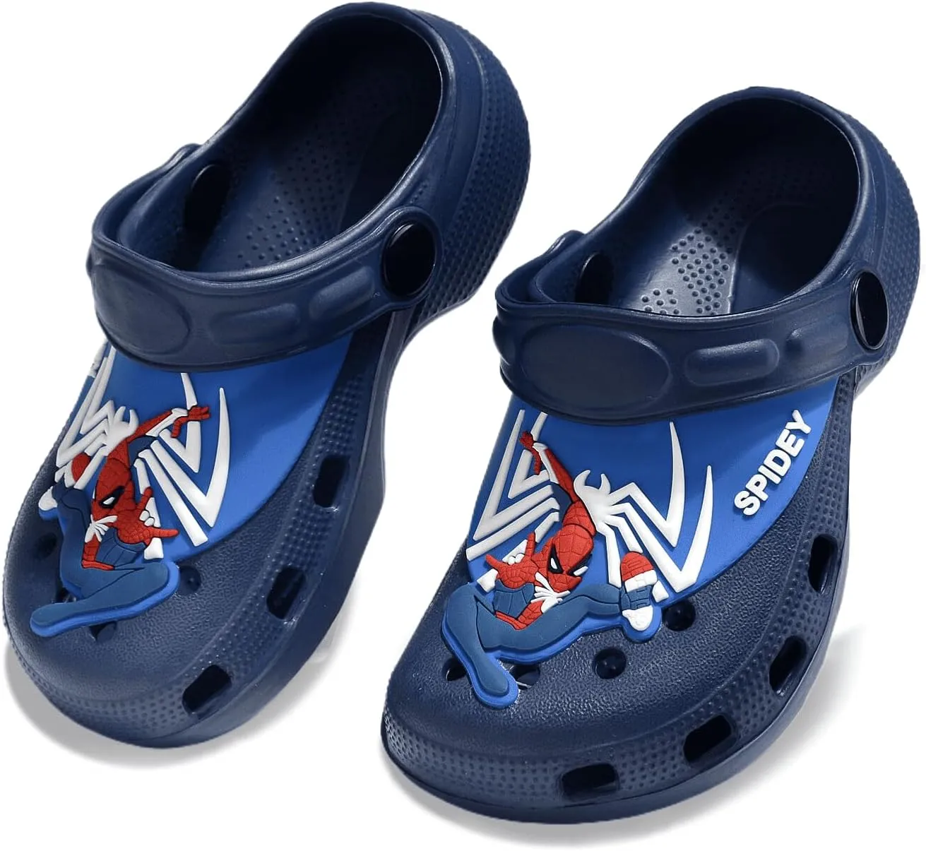 Kids Boys Cartoon Garden Clogs EVA Slip on Sandals Breathable Slipper Water Shoes for Beach Indoor Outdoor (Toddler/Little Kids)