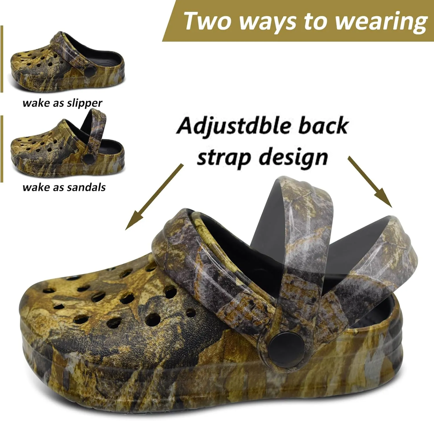 Kids Clogs Shoes Boys Girls Garden Slip On Shoes Toddler Clogs Children Slides Slippers Indoor Outdoor Beach Pool Shower Sandals
