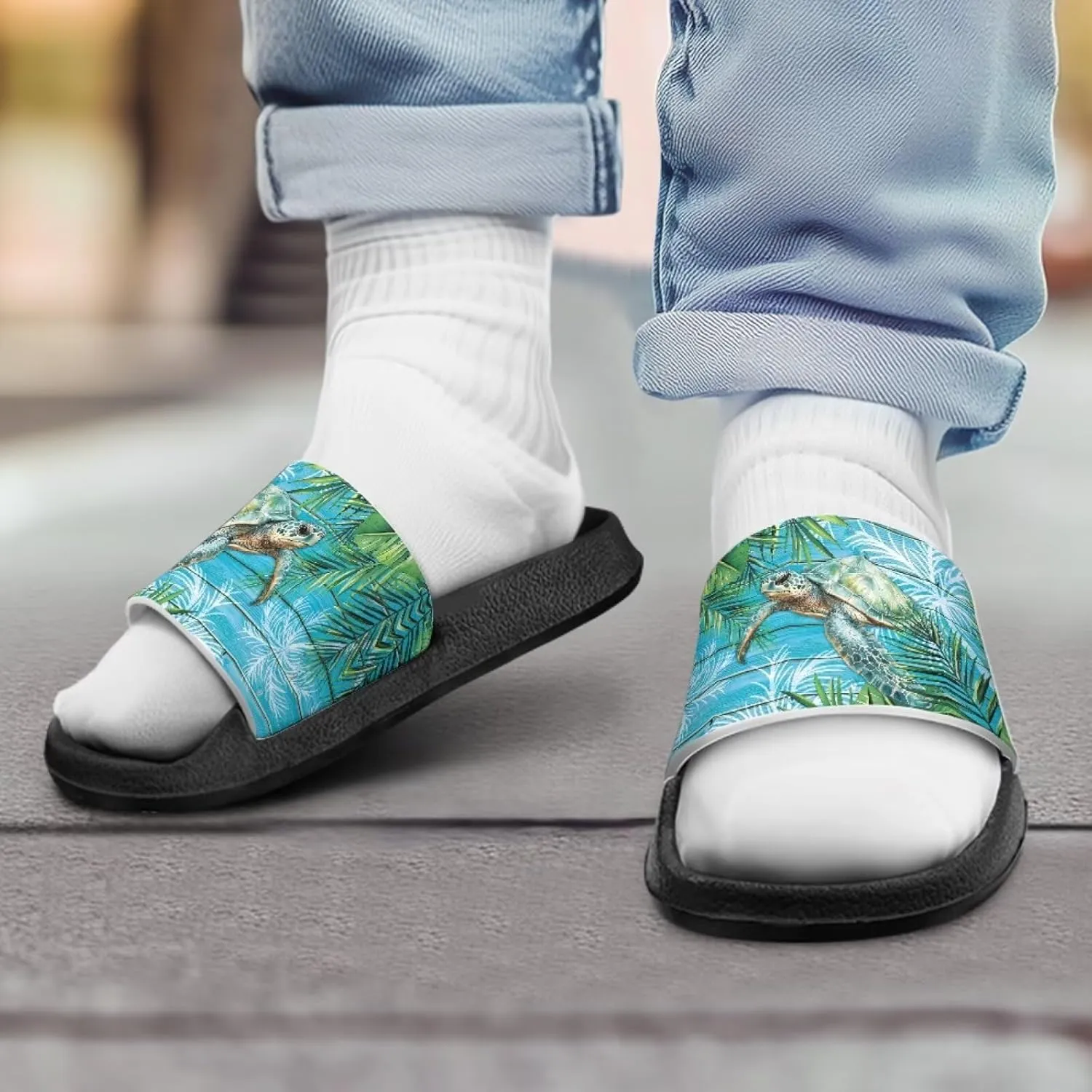 Kids Slippers for Girls House Slippers Shower Shoes for Summer Lightweight Beach Shoes Kids Casual Slides
