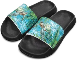 Kids Slippers for Girls House Slippers Shower Shoes for Summer Lightweight Beach Shoes Kids Casual Slides