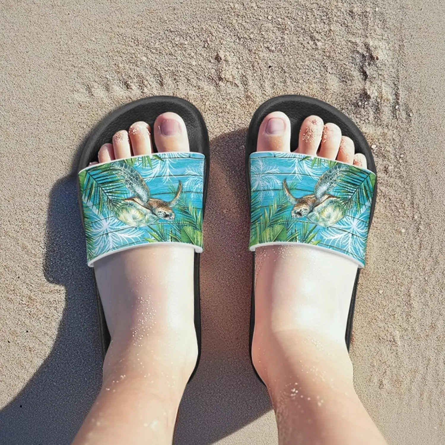 Kids Slippers for Girls House Slippers Shower Shoes for Summer Lightweight Beach Shoes Kids Casual Slides
