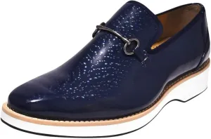 LIBERTYZENO Mens Tuxedo 3D Print Manmade Leather Adults Noble Penny Loafers Slip On Wedding Party Shoes for Prom Graduation
