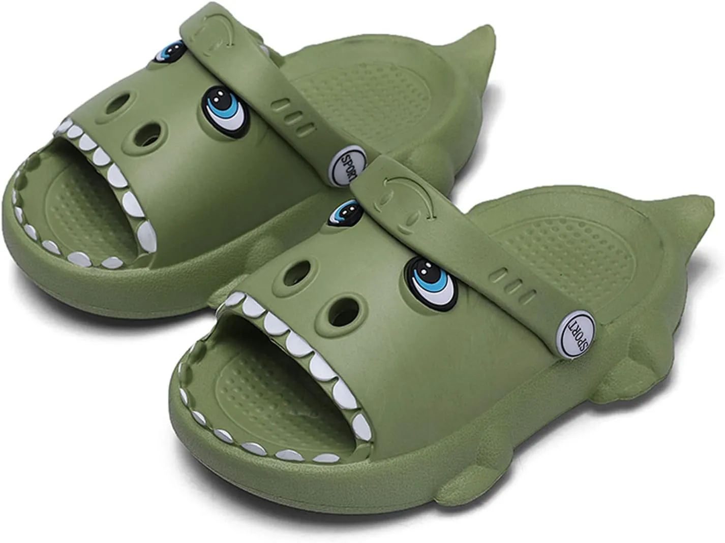 Meidiastra Kids Toddler Boys Girls Cute Cartoon Garden Clogs Shoes Slip On Open Toe Sandals Children Beach Slide Slippers Water Shoes