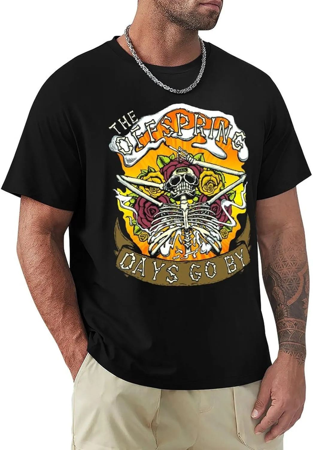Men Music Fans T Shirt Novelty Short Sleeve Cotton Shirts Unisex