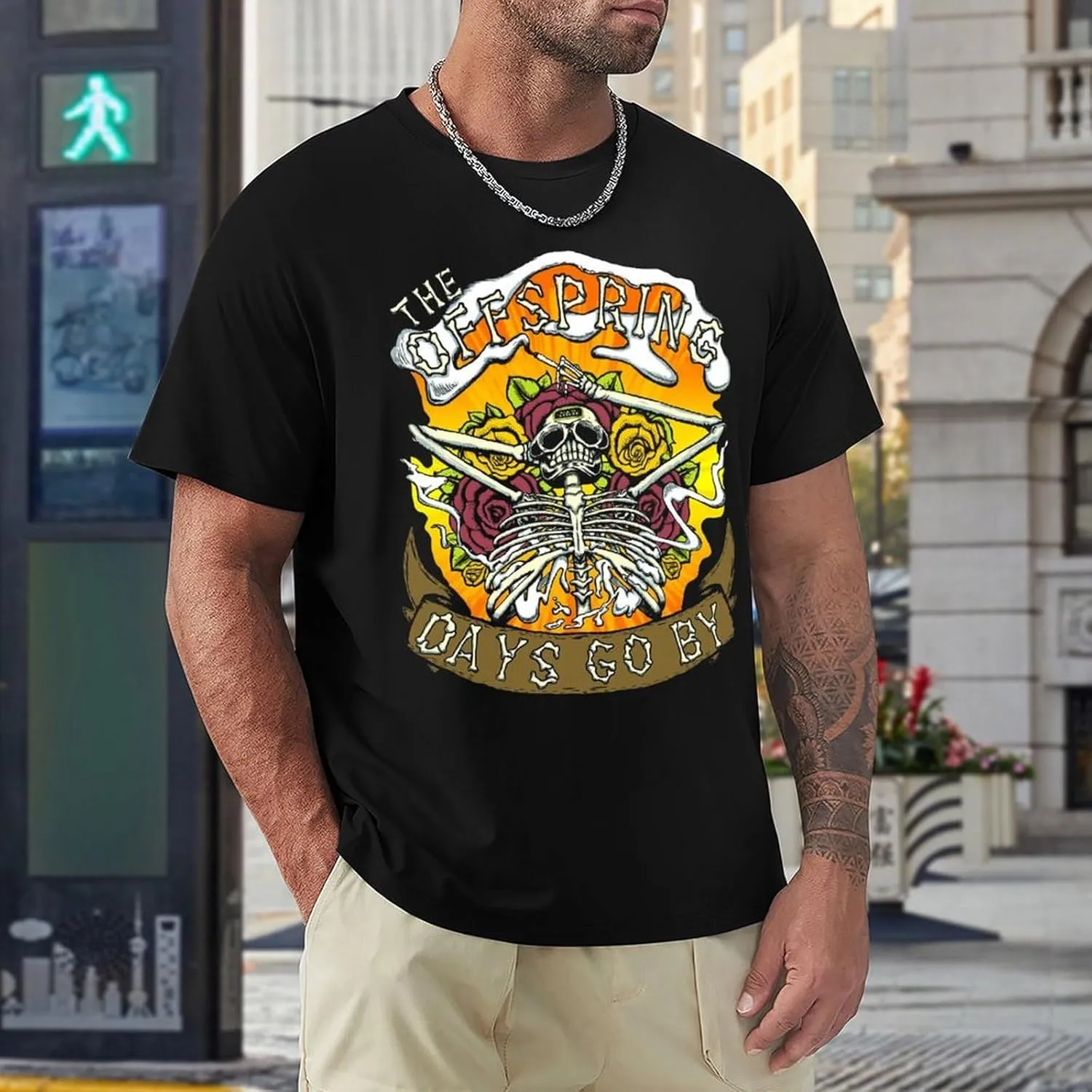 Men Music Fans T Shirt Novelty Short Sleeve Cotton Shirts Unisex