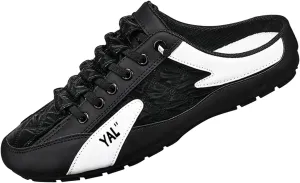 Men Slip on Mule Sneakers Men Clippers Fashion Lightweight Backless Sneakers Casual Sports Shoes Loafers for Trekking, Hiking, Trip, Pants, Kids