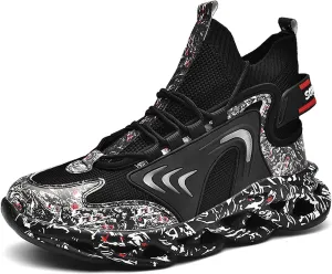 Men Sneakers Mesh Non Slip Blade Type Sports Shoes Breathable Comfort Trainers Sport Shoes Fitness Sneakers