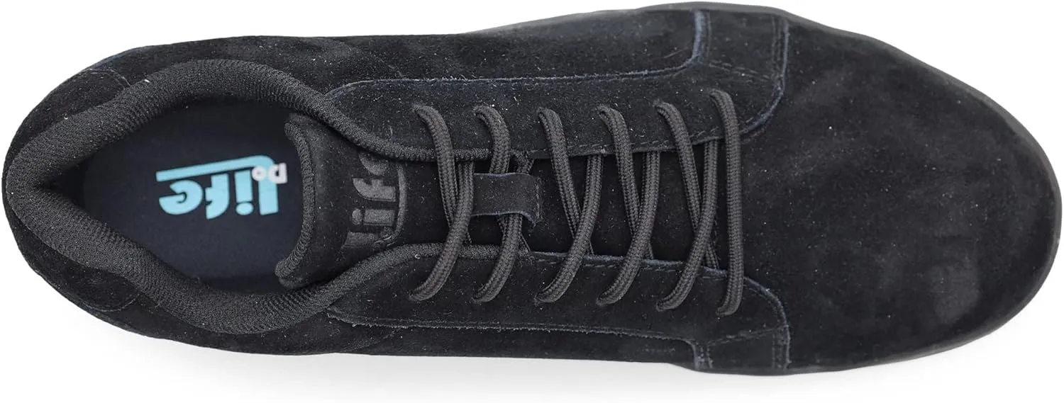 Men’s Skate Casual Soft Toe Industrial Safety Shoes for Men Work Sneakers Comfortable Slip Resistant Metal Free