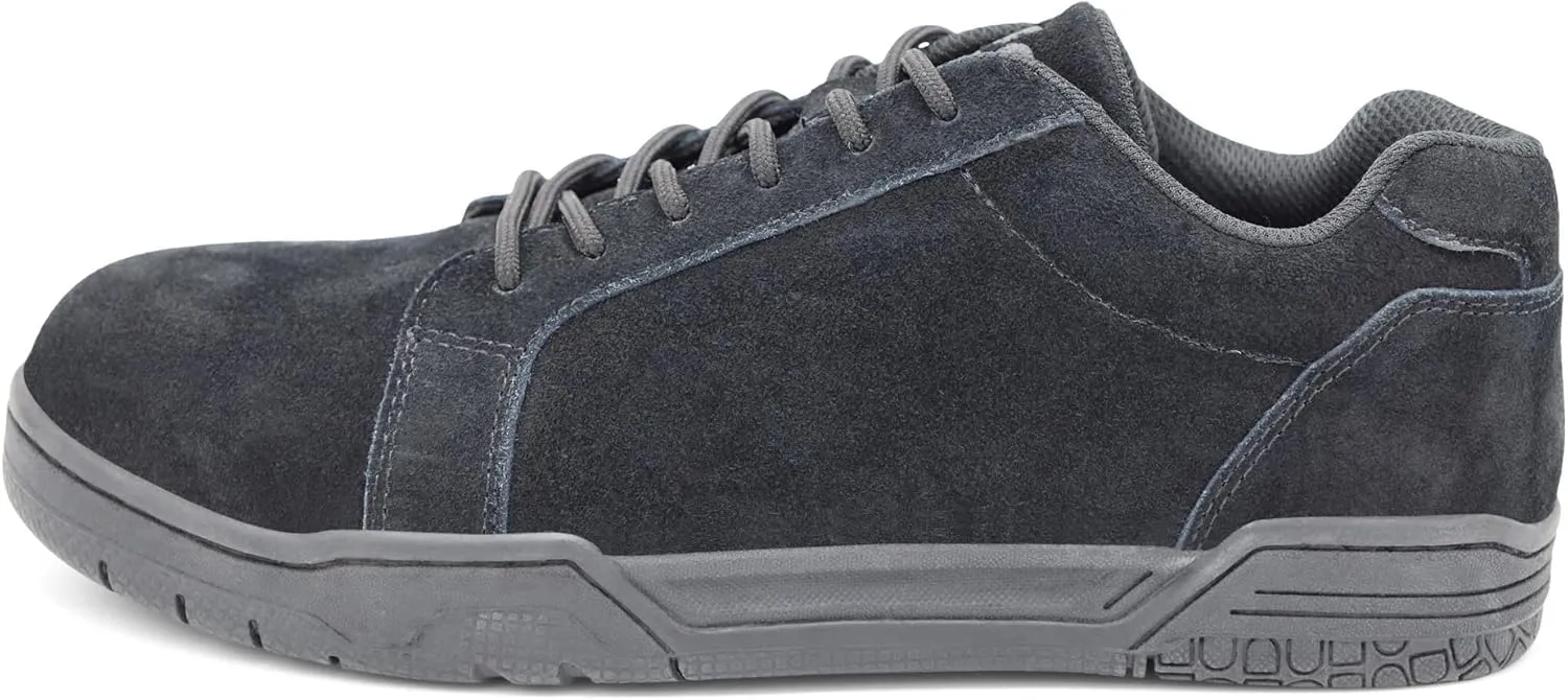 Men’s Skate Casual Soft Toe Industrial Safety Shoes for Men Work Sneakers Comfortable Slip Resistant Metal Free