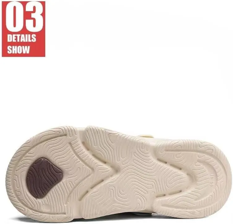 Men's Summer Flip Flops - Thick Soft Sole Slides, Non-Slip for Beach/Pool/Home, Outdoor Comfort Sandals