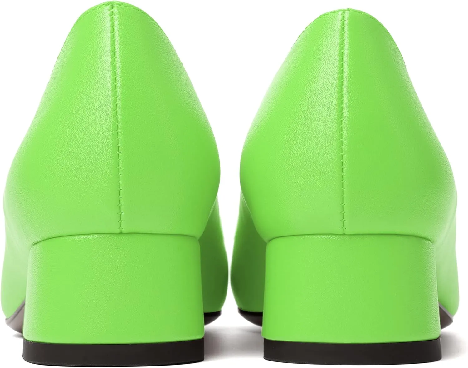 MERRORI Womens Matte Casual Office Slip On Square Toe Chunky Low Heel Loafers Shoes 0.5 Inch