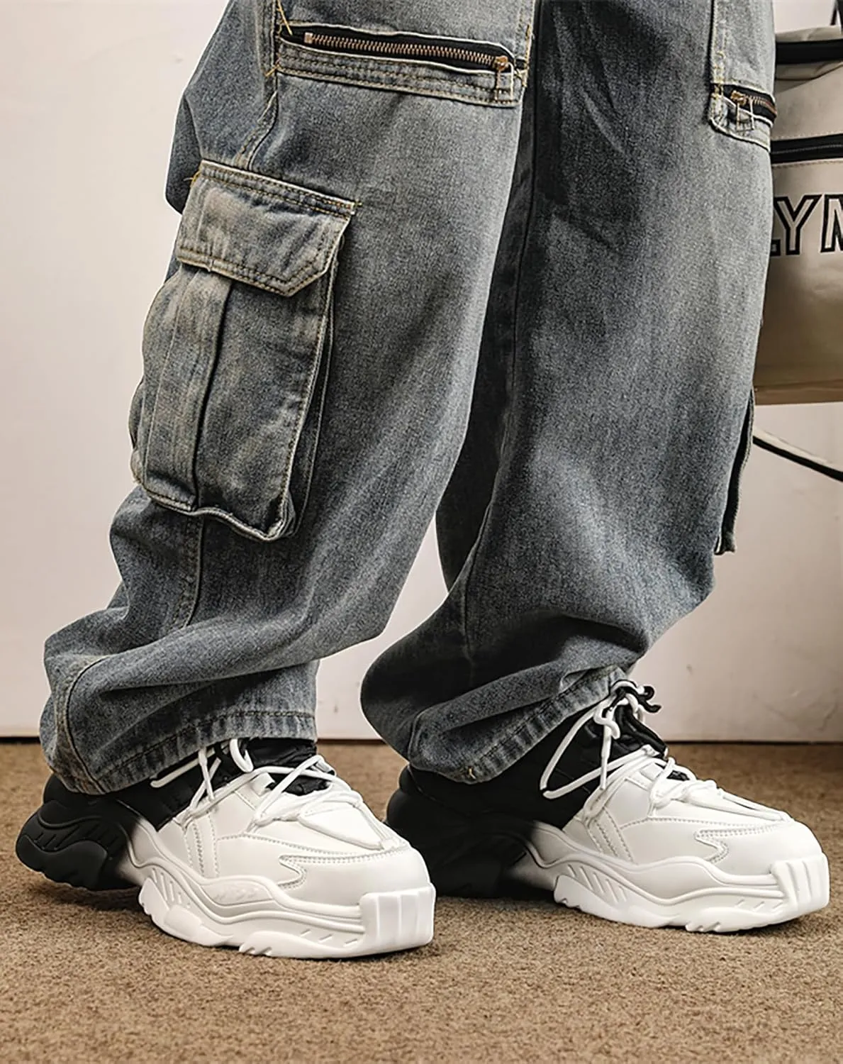 MFCT Streetwear Techwear Casual Chunky Sneakers for Men