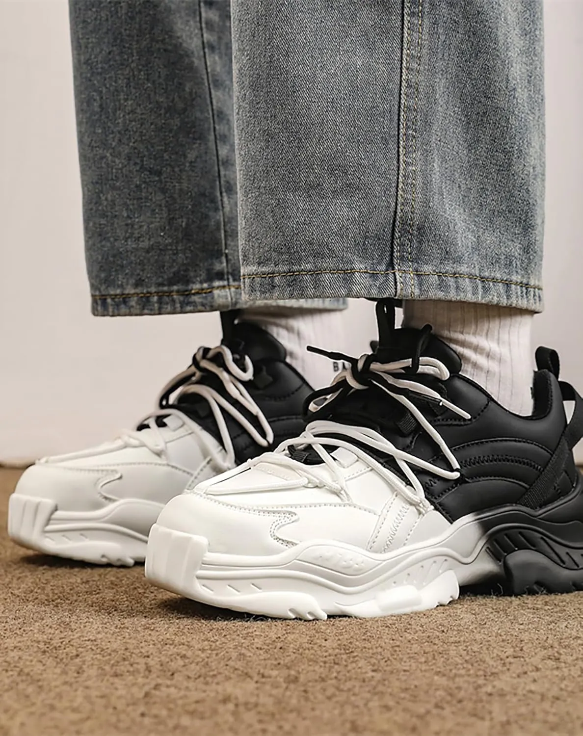MFCT Streetwear Techwear Casual Chunky Sneakers for Men