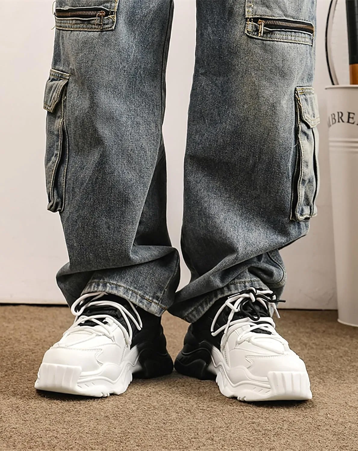 MFCT Streetwear Techwear Casual Chunky Sneakers for Men