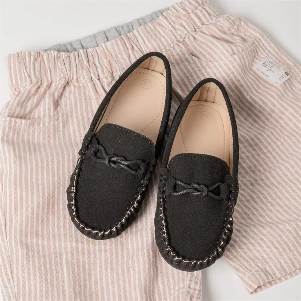 Miamooi Toddler Boys Girls Wedding Dress Shoes Little Kid Slip On Loafers School Uniform Moccasins Walking Shoe