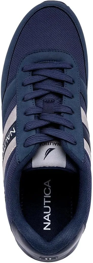 Nautica Men's Lace-Up Sneakers – Casual, Stylish, and Comfortable for Walking