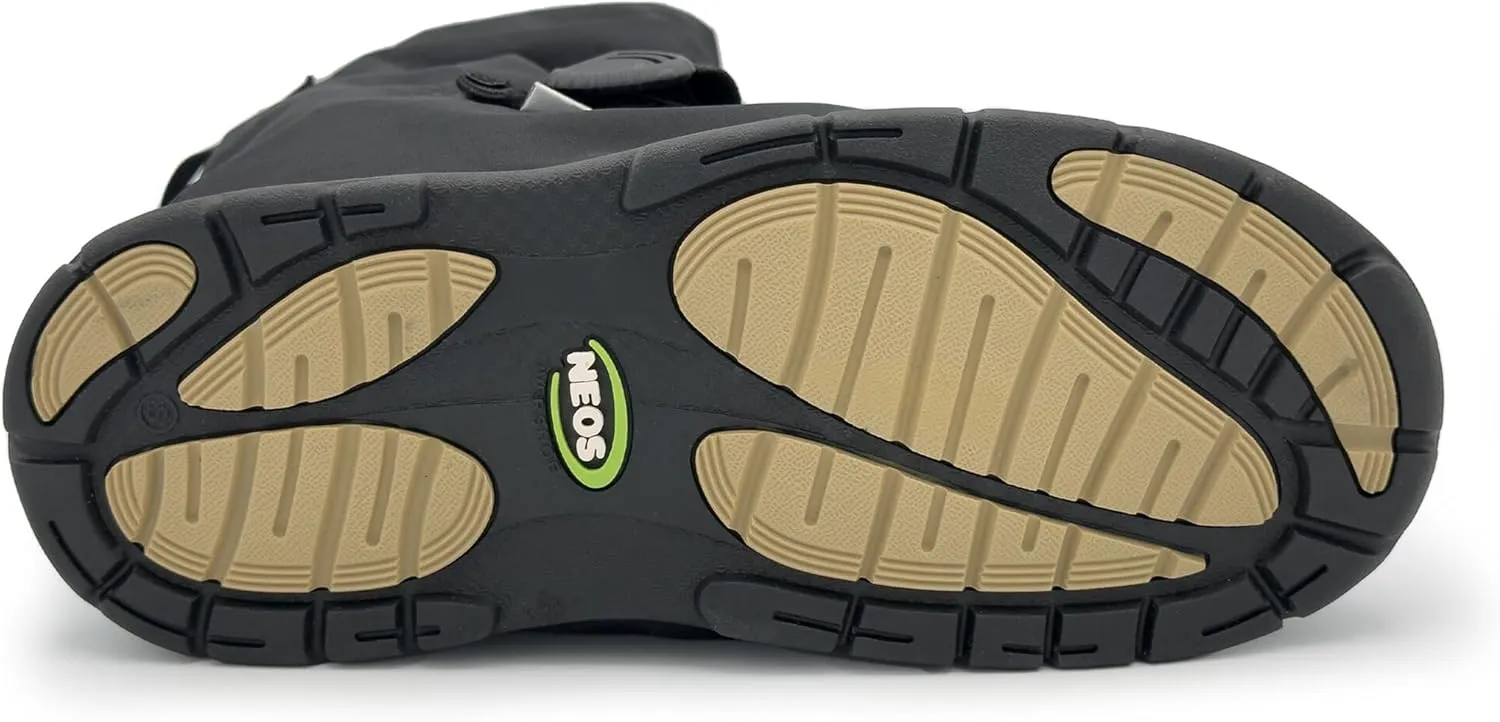 NEOS 11" Villager Nylon All Season Waterproof Overshoes (VIS1), Black, Large