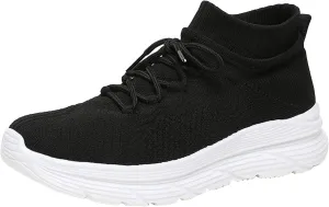 Orthopedic Shoes for Women Woven Slip on Walking Running Shoes for Women Arch Support Black Casual Shoes Brown Sneakers Black Tennis Shoe Loafers Casual Slip On