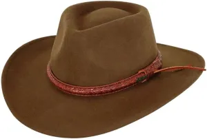Outback Trading 1379 Men's Dusty Rider UPF 50 Water-Resistant Western-Style Wool Hat
