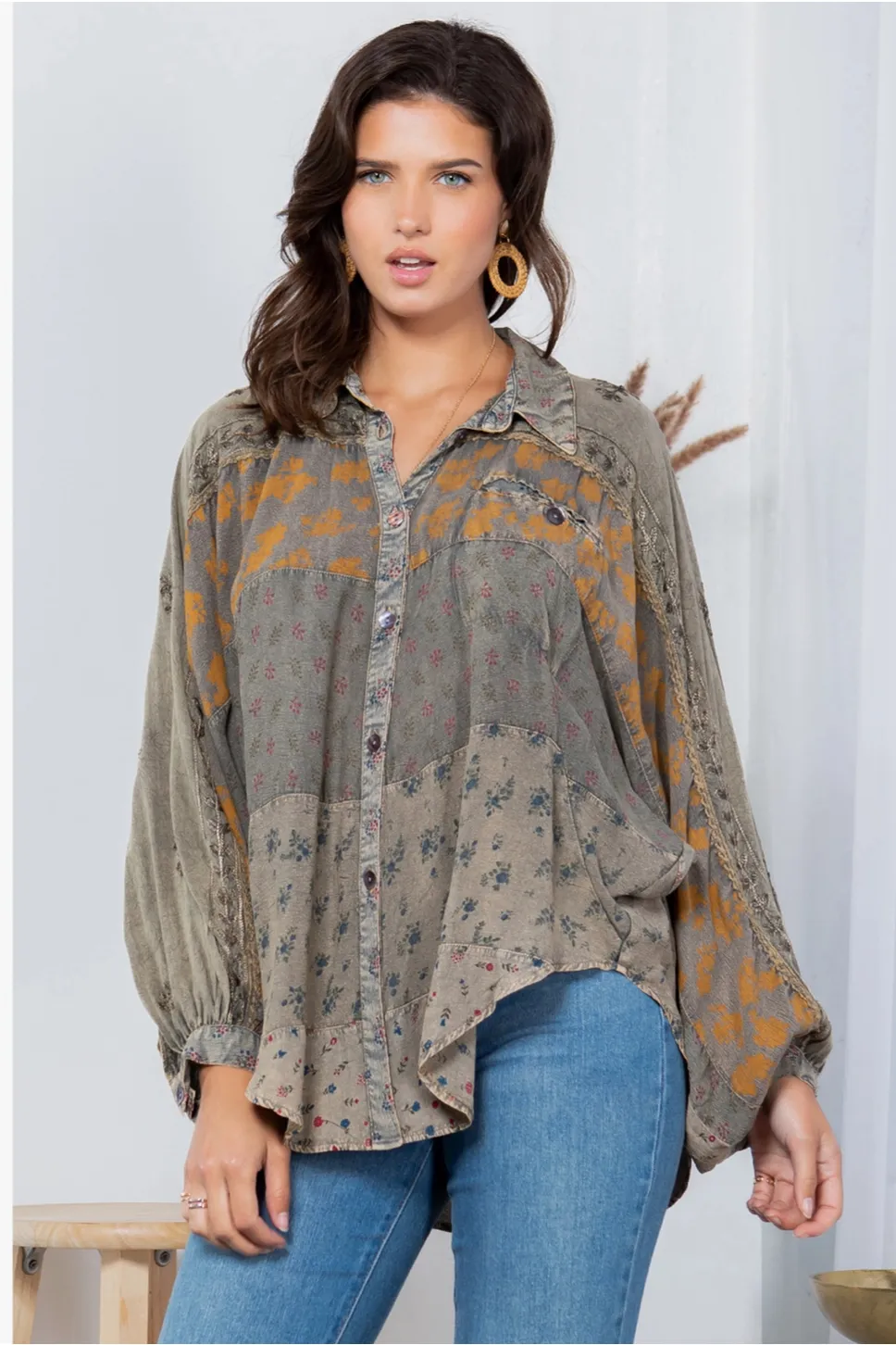 Patched up Blouse